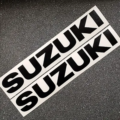 Suzuki GLOSS BLACK Decals 750 Stickers 600 Gsxr 1000 Sv 650 250 Gsx F 8r Moto Gp • $16.19