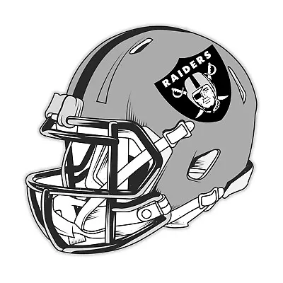 RAIDERS Football Helmet Sticker LAS VEGAS OAKLAND Vinyl Decal Car Truck Stickers • $4.45