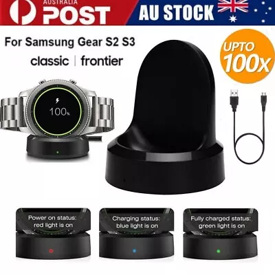 For Samsung Galaxy Watch Gear S2/S3 Wireless USB Charger Charging Dock 42mm/46mm • $14.99