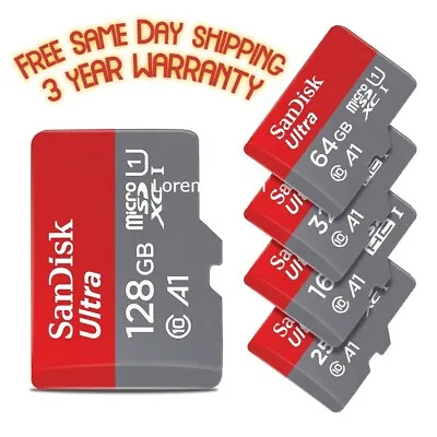 Micro SD Memory Card SanDisk Ultra SamSung Evo 128GB 64GB 32GB 256GB 512Class 10 • $24.90