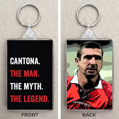 Eric Cantona Manchester United Large Keyring & Bag Tag Football • £3.99