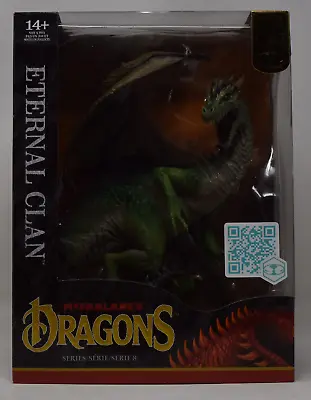 Dragons Eternal Clan Gold Label Todd McFarlane Toys Green Dragon Series 8 NIB • $55