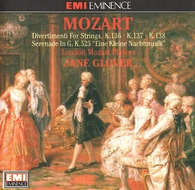 Mozart - Divertimenti For Strings (CD 1988) London Mozart Players / Jane Glover • $2.47