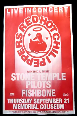 $65 • Buy Red Hot Chili Peppers '00 Poster Original Concert Show Flyer Stone Temple Pilots