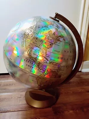 Vintage Replogle World Prism Series Globe 12 Raised Geography  • $34.99