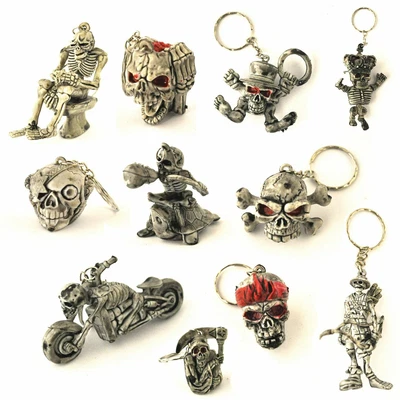 £3.45 • Buy Skull Skeleton Keyring Funny Scary Novelty Keychain