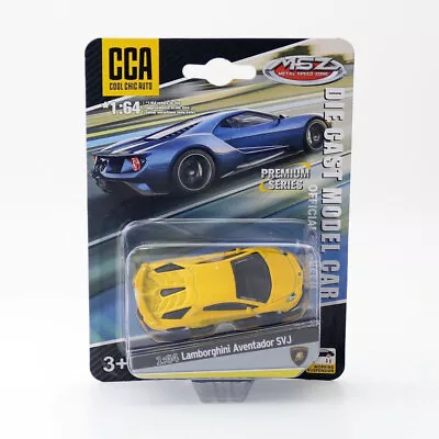 1:64 Lamborghini Aventador SVJ Model Car Diecast Toy Cars Gifts For Kids Yellow • $18.79