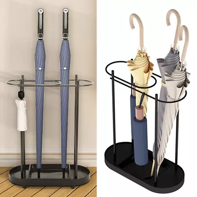 Freestanding Umbrella Holder Walking Stick Stand Storage Entryway Home Office • $44.58