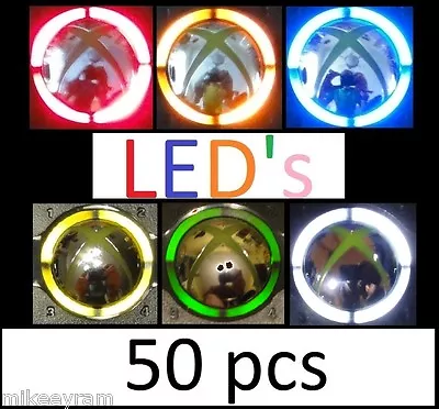  Xbox 360 Controller LED Ring Of Light Mod Kit 50pc - Pick Color(s) You Want • $13