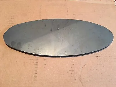 3/8 X 6 X 14 15/16 Oval Metal Plate A36 Grade Steel  Great For Splicing I-Beam • $23