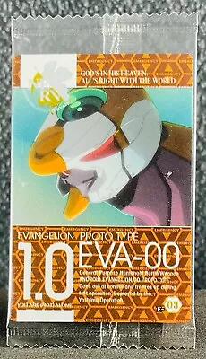 EVA-00 Evangelion Wafer Card E-03 BANDAI 2010 Unopened Item Used F/S • $9.99