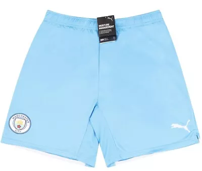 New Manchester City England 2021/2022 Football Shorts Home Puma Original Size Xl • $24.99