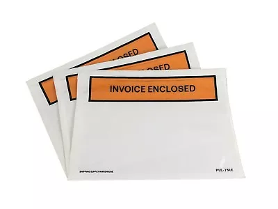 4.5  X 5.5  Packing List Envelopes  Invoice Enclosed  Adhesive Pouch (50 Pack)  • $7.99