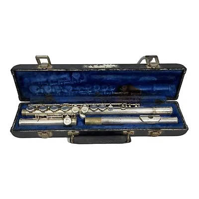Gemeinhardt Vintage (1972-1975) M2-A41145 Silver Plated Student Flute & Case • $54.99