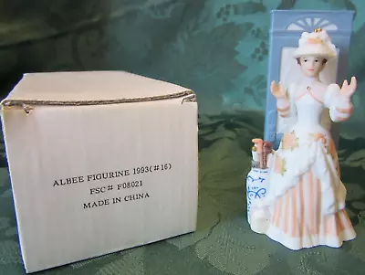 Avon 1993 Presidents Club Tribute Mrs. Albee Miniature Figurine In Box • $5