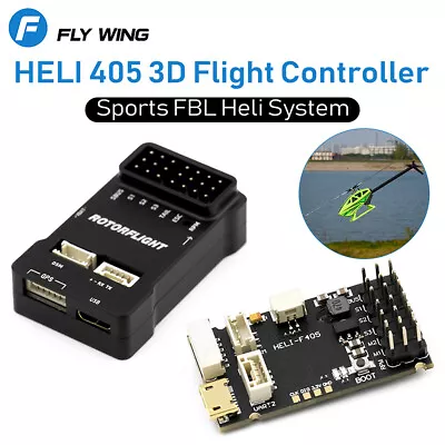 Flywing Rotorflight HELI 405 RF Helicopter 3D Flight Controller FBL Gyro System • £86.54