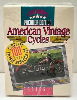 1992 American Vintage Cycles Series One 1 Motorcycle Trading Card Factory Set • $13.60