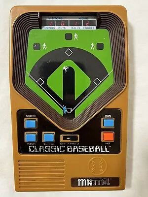 Mattel 2001 Classic Baseball Handheld Electronic Game 0162CL • $29.99