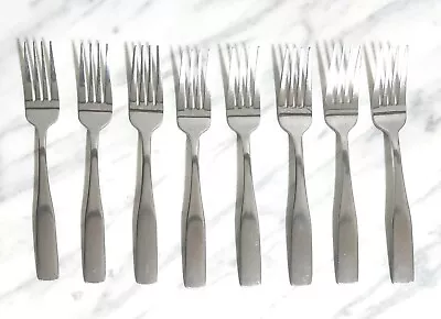 Cambridge MADISON Flatware Stainless Salad Forks 6 1/8  Set Of 8 • $22.99