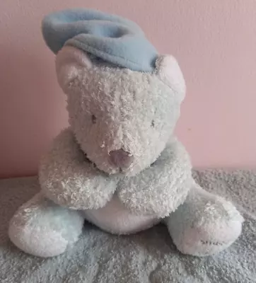 Vintage Snuggle Chums Toys R Us Blue Teddy Musical Baby Comforter Soft Toy Plush • £19.99