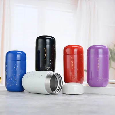 200ml Mini Small Capacity Cup Mug Leakproof Vacuum Coffee Flask • £9.01