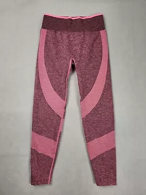 Pink Victorias Secret Compression Leggings Seamless Womens Medium Yoga Pants • $12.99