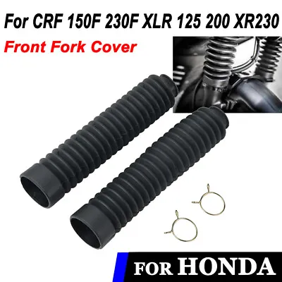 For Honda CRF150F CRF230F Rubber Front Fork Guard Shock Absorber Protection Set • $41.88