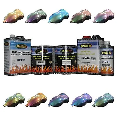 Chameleon Paint Car Kit (4+ Gallons Total) - Black Base Chameleon & Clear !! • $499.31