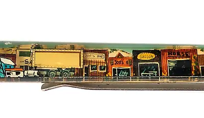 Museum Of Mining Floaty Pen Moving Trailer Cart Western Town Saloon Montana Vtg • $23.99
