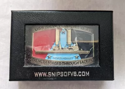 USS New York (LPD-21) US Navy Ship Belt Buckle • $15