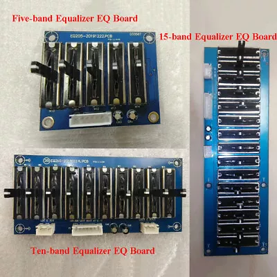 DC Dual Power Stereo 5/10/15-Segment Band EQ Equalizer Adjust Audio Tone Board • $6.30