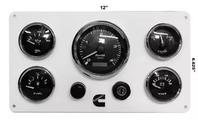 CUMMINS 4000 RPM Programmable Diesel Engine Instrument Panel W/ Sending Units • $699.99