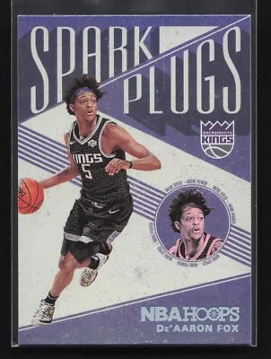 De’Aaron Fox 2019-20 Hoops Spark Plugs Kings Holo Sacramento • $2.99