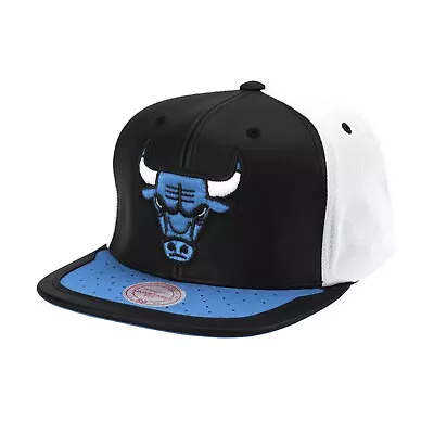 Mitchell & Ness NBA Chicago Bulls Day One Snapback Hat Black Blue White *NEW* • $24.99