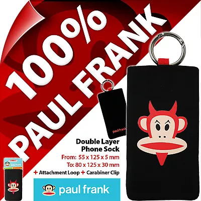 £3.47 • Buy Paul Frank Phone Sock Case Cover Semi Universal Bag Mobile Smart Digital Cameras
