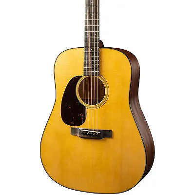 Martin D-18L Left-Handed Dreadnought Acoustic Guitar Satin Natural W/ Hard Case • $2399