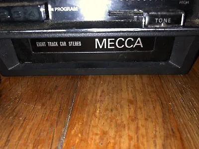 Vintage 1970’s Mecca Eight Track Car Stereo • $55