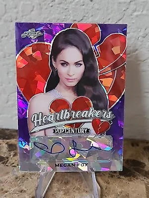 2021 Leaf Metal Pop Century Purple Crystals 8/15 Megan Fox #H-MF1 Auto  • $169.99