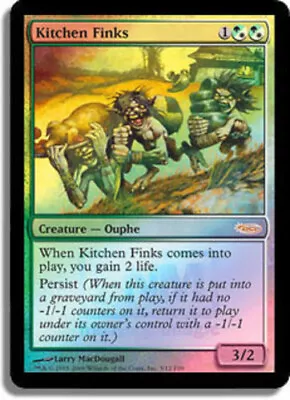 Kitchen Finks - Foil FNM 2009 Magic Mtg Moderate Play English FNM Promos X1 • $2.97