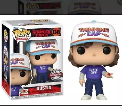 $26 • Buy Pop Television Stranger Things DUSTIN WEARING THINKING CAP 1249 Special Edition