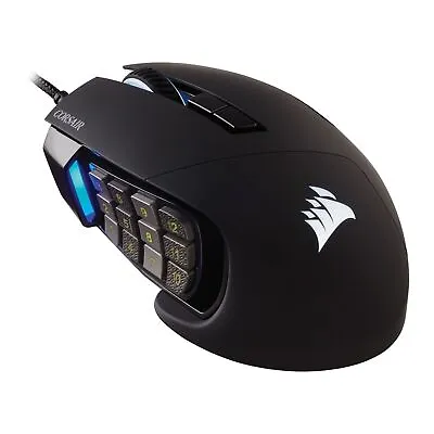 Corsair SCIMITAR ELITE RGB Optical Gaming Mouse - Black (CH-9304211-EU/RF) • £50