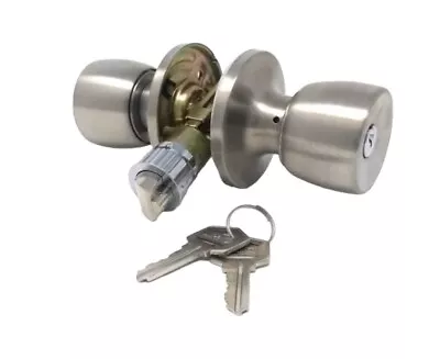 J & D Lock Mobile Home Stainless Steel Exterior Door Lock • $18.95