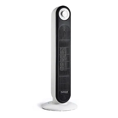 Portable Ceramic Electric Heater Low Energy Tower Fan Ultra Quiet - Nuovva • £30.99