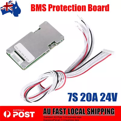 24V 20A 7S BMS PCB Protection Board For 18650 Li-ion Lithium Battery Cell New • $13.98