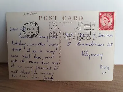 £3.75 • Buy Genealogy Postcard Harries 5 Cambrian Street Rhymney Monmouthshire 