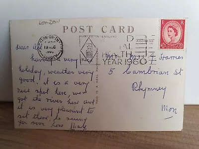£3.75 • Buy Genealogy Postcard Harries 5 Cambrian Street Rhymney Monmouthshire 
