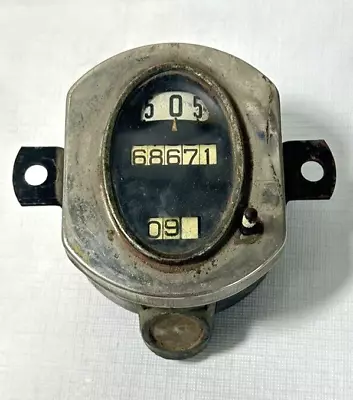 Early 1930 ? Ford Model A Stewart Warner Oval Speedometer Odometer • $75