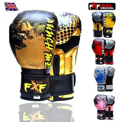 £10.75 • Buy Kids Junior Boxing Gloves Youth Sparring Training Mitts Punching Bag 6oz Gloves