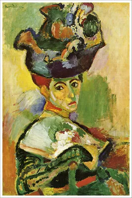 Artist Henri Matisse Poster Print Of Painting The Woman With The Hat • $17.99