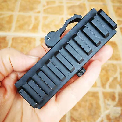 Updated 9 Slot 20mm Picatinny Rail Mount Quick Release Detach QR QD Riser Mount • $11.19